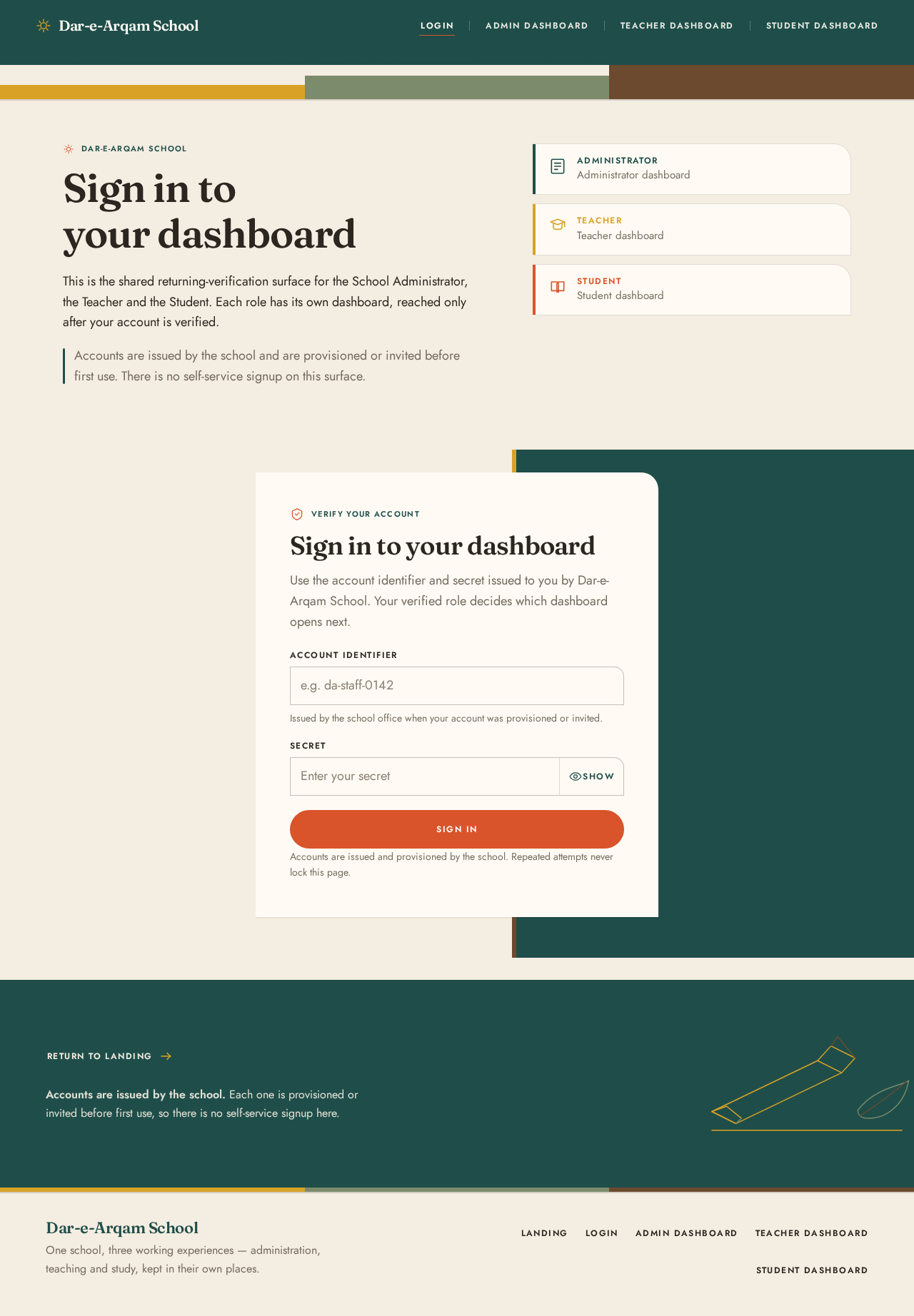 Login design preview