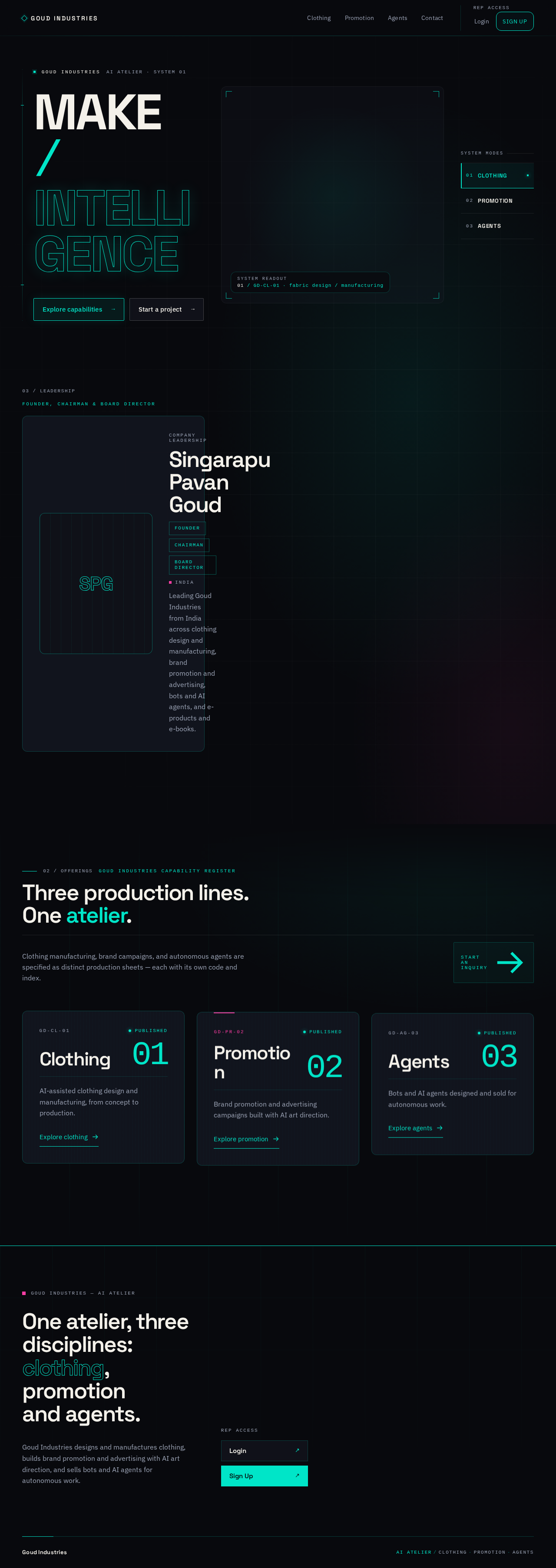 Landing design preview