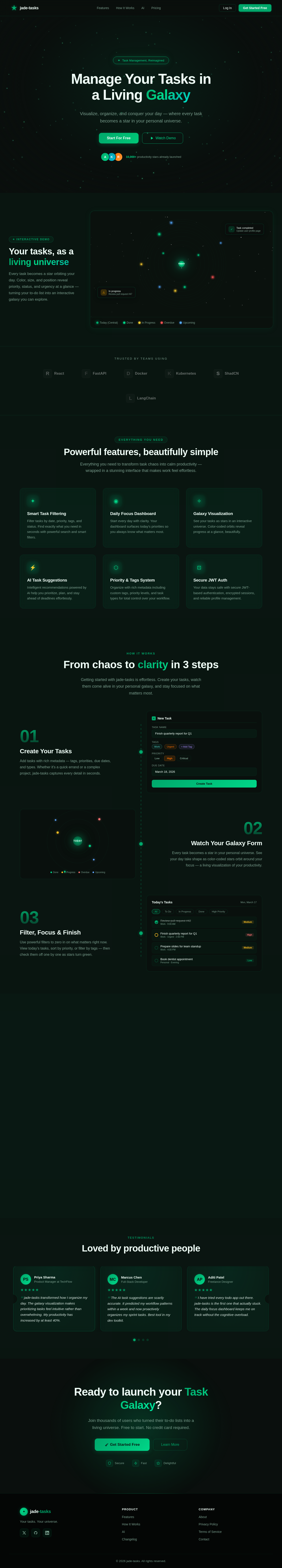 Landing design preview