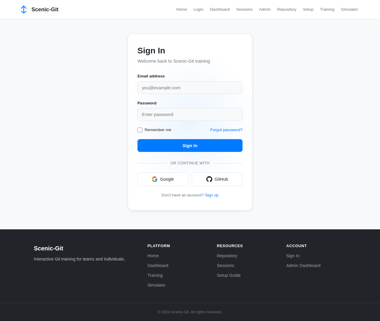Login design preview