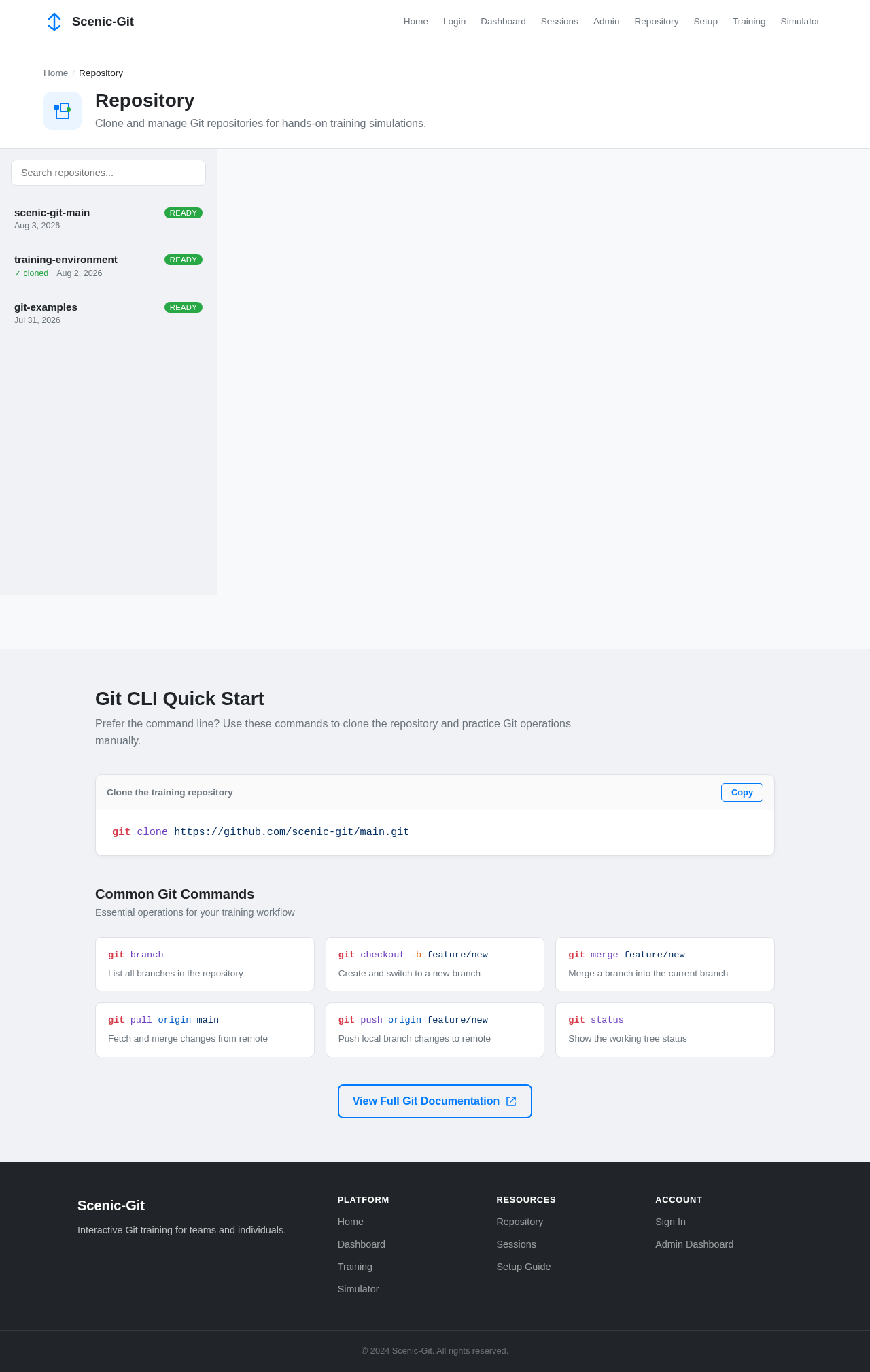 Repository design preview