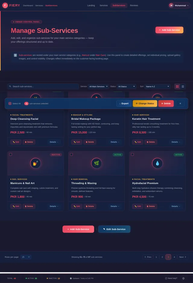 SubServices