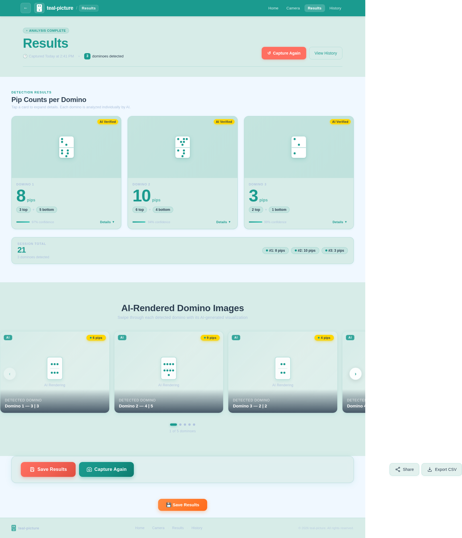 Results design preview