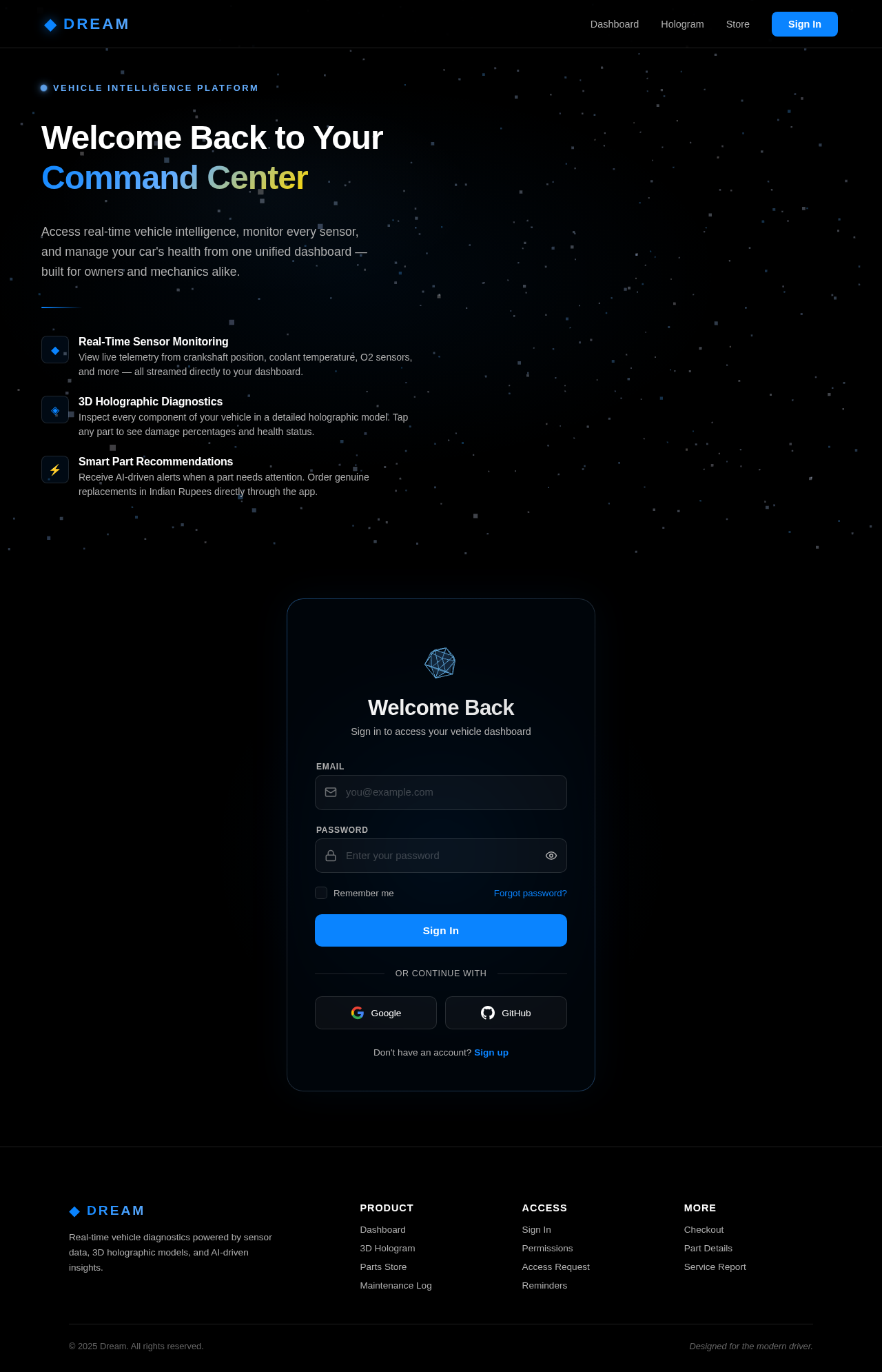 Login design preview