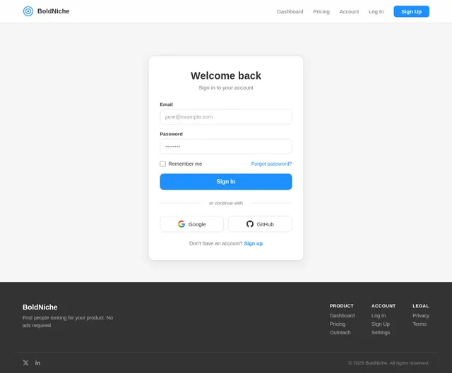 Login