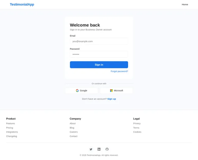 Login