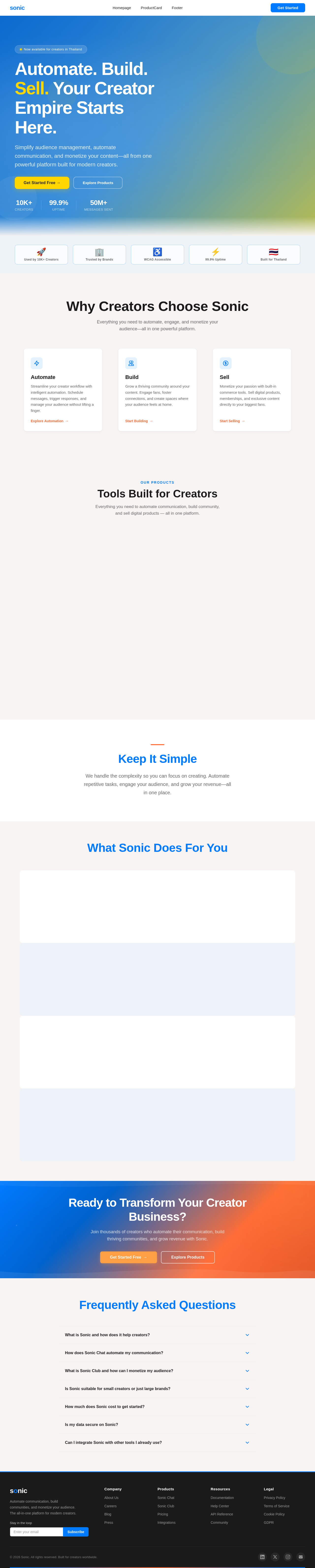 Homepage design preview