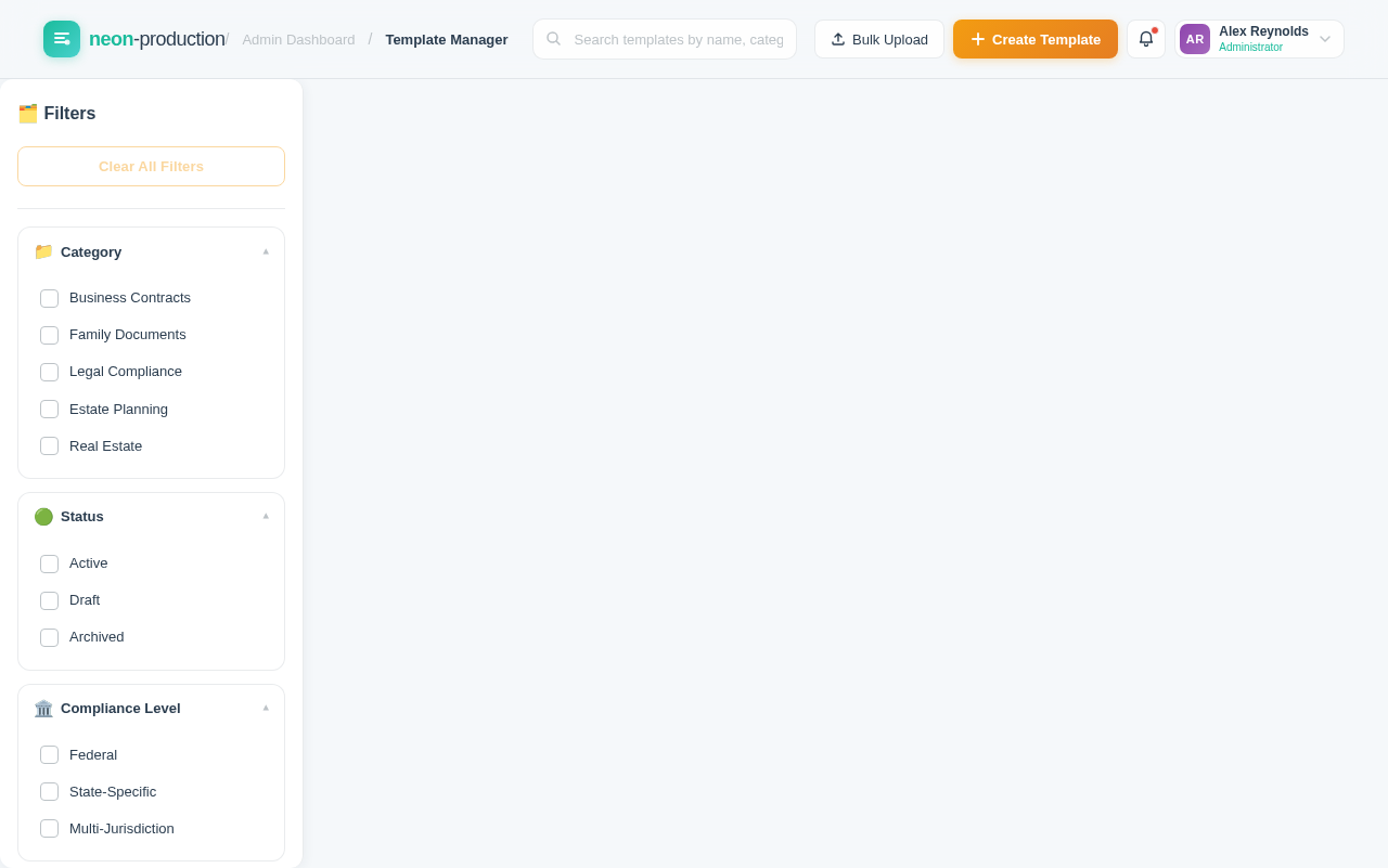 Template Manager design preview