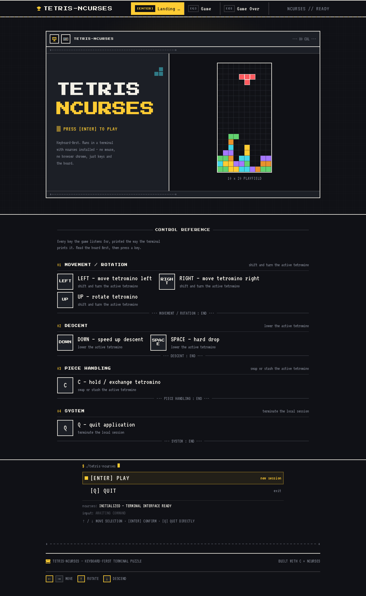 Landing design preview