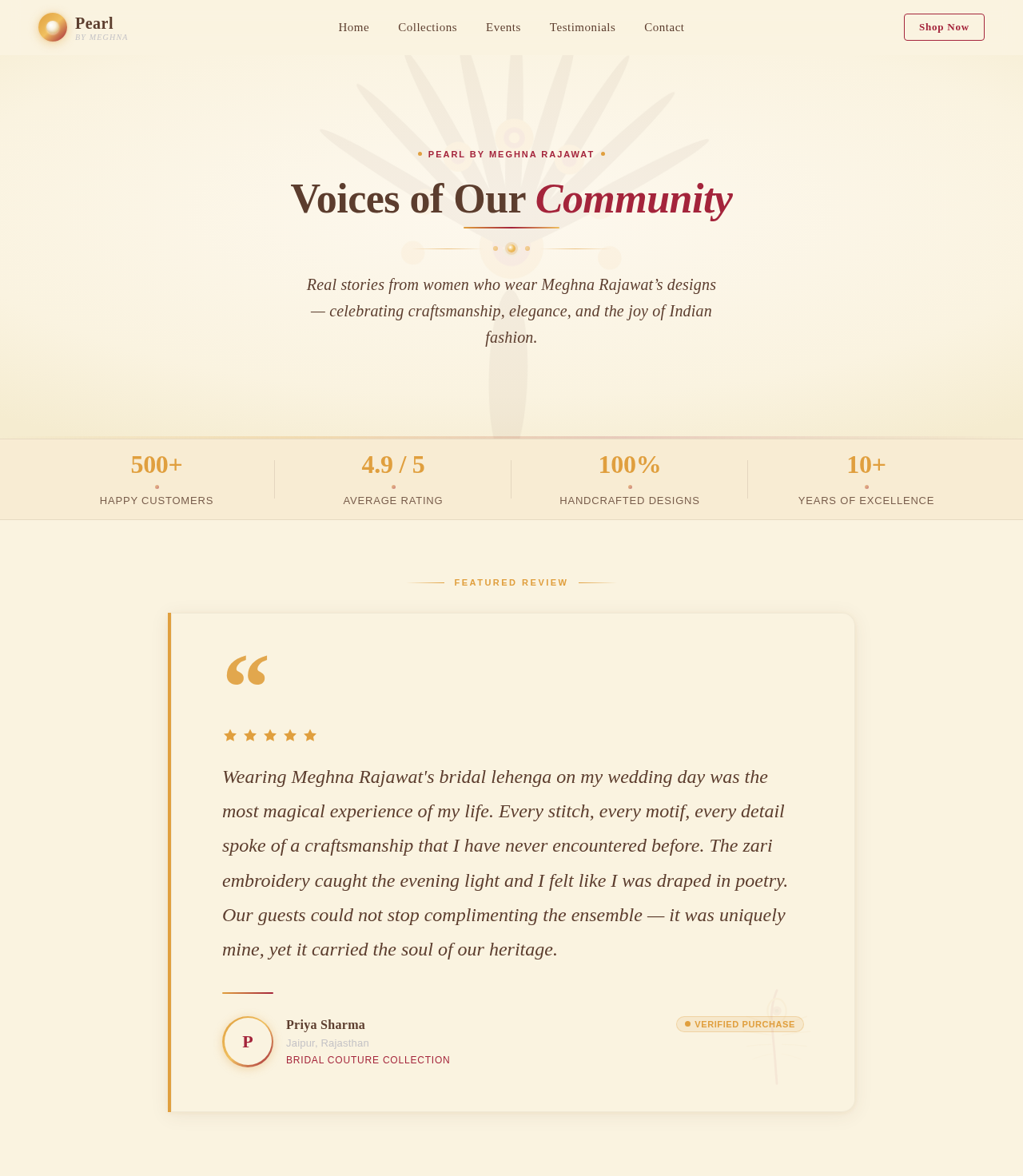 Testimonials design preview