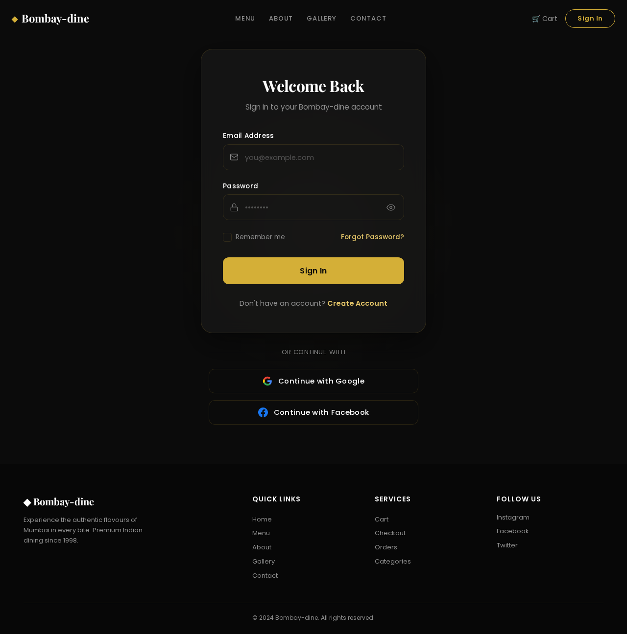Login design preview