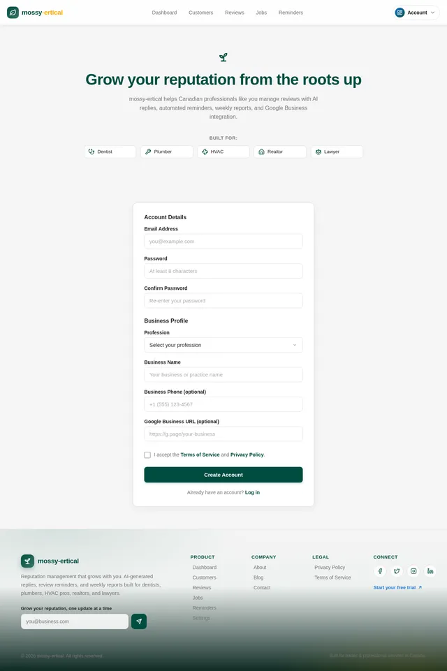 Signup