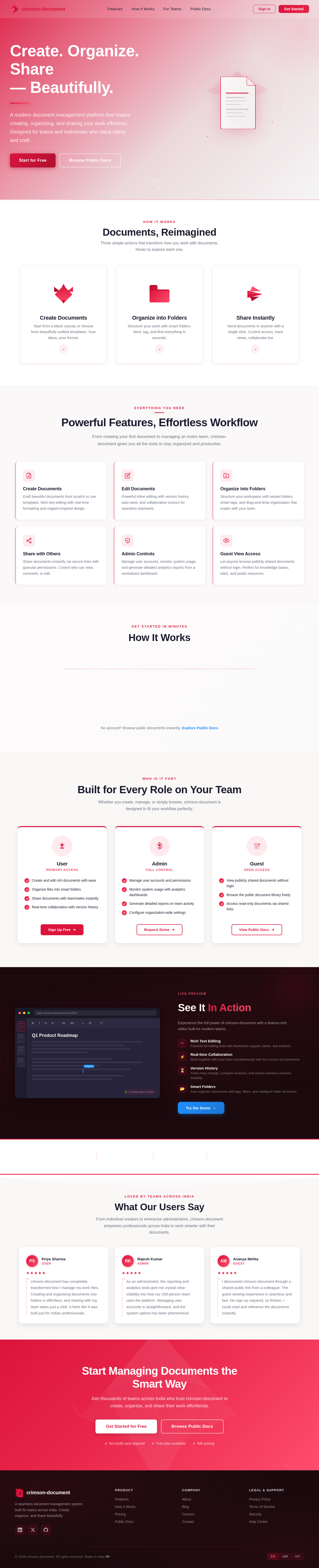 Landing design preview