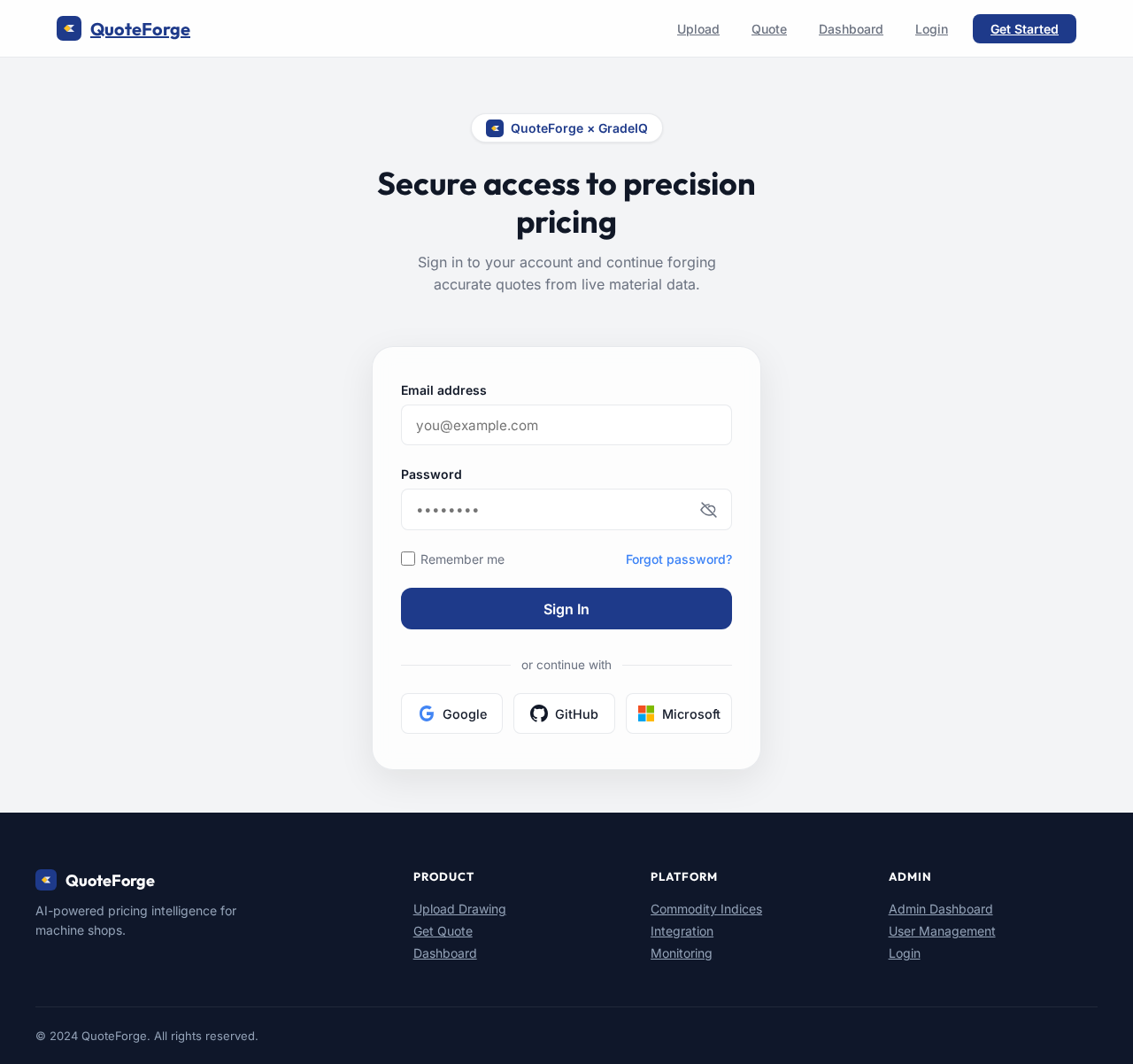 Login design preview