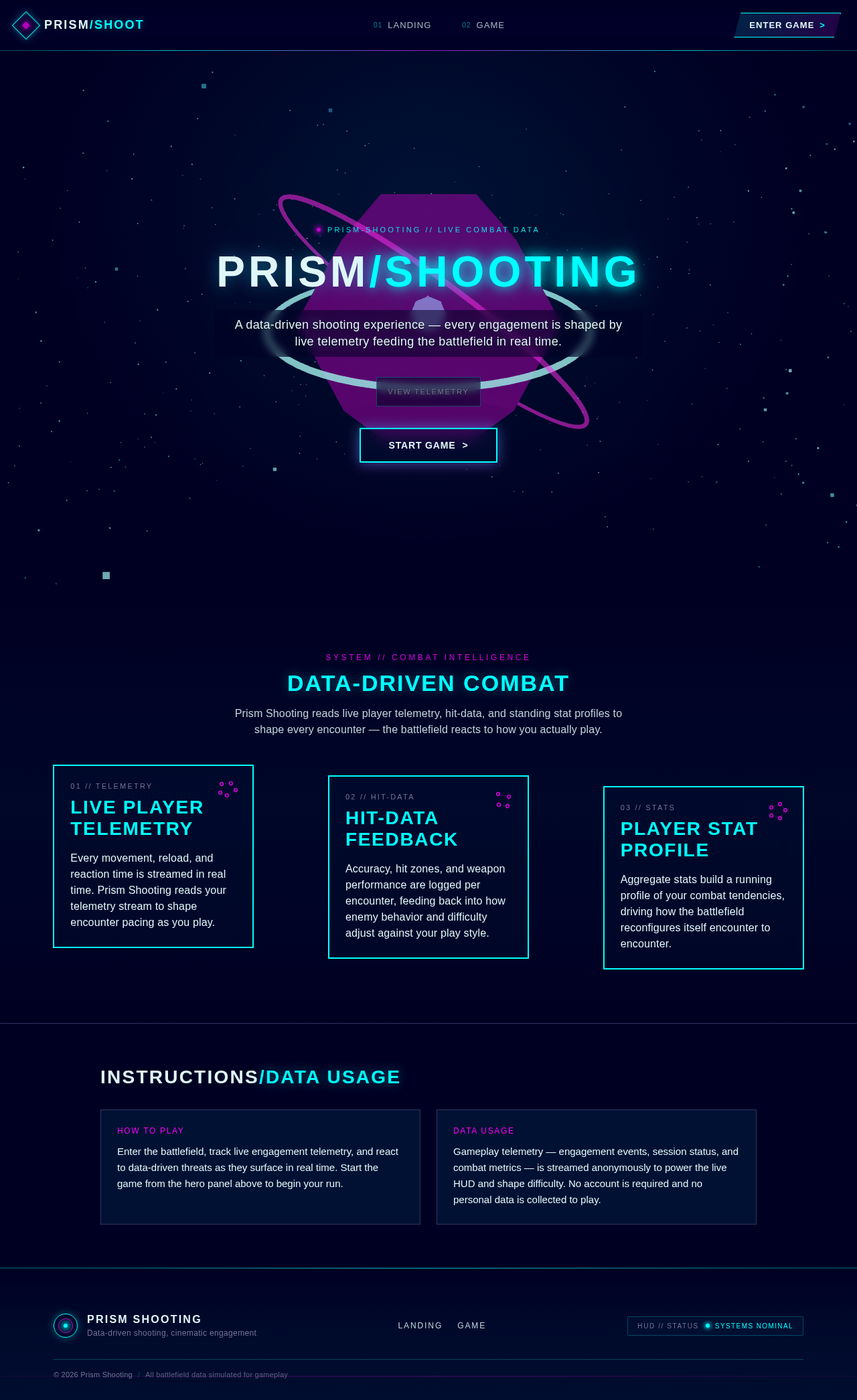 Landing design preview