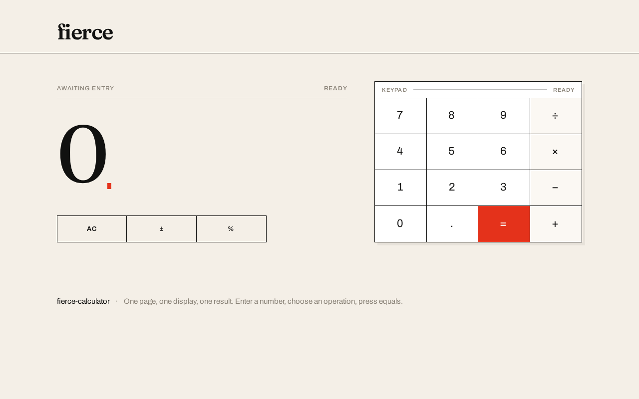 Calculator design preview