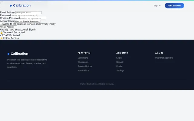 Signup