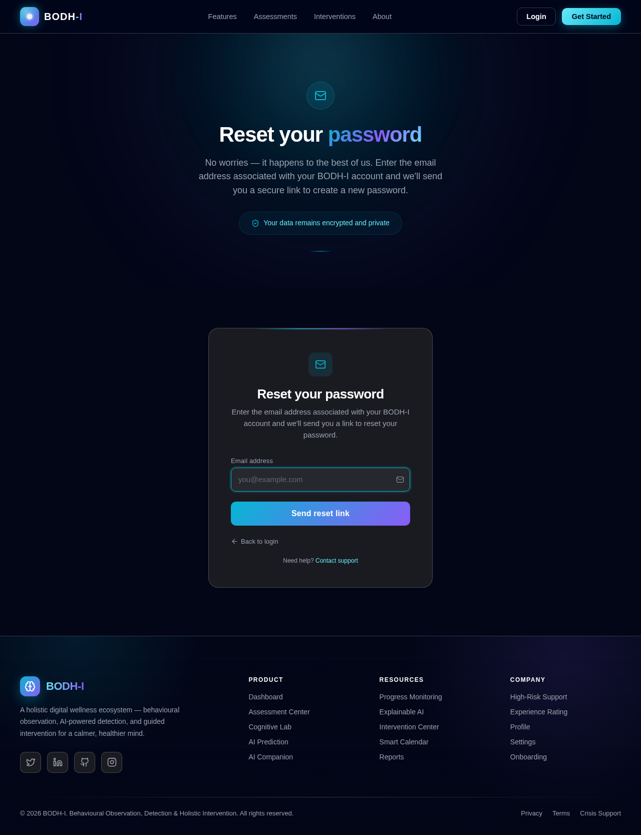 ForgotPassword design preview