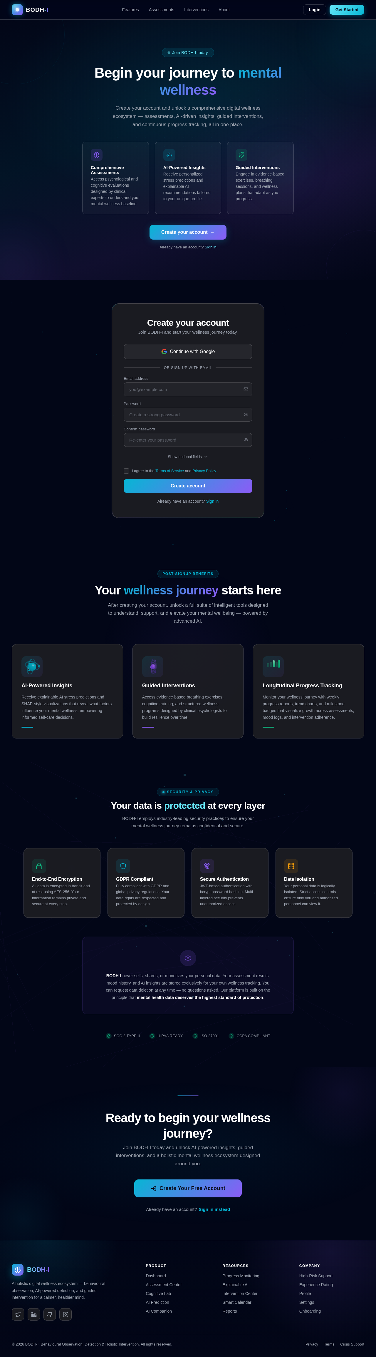 Signup design preview
