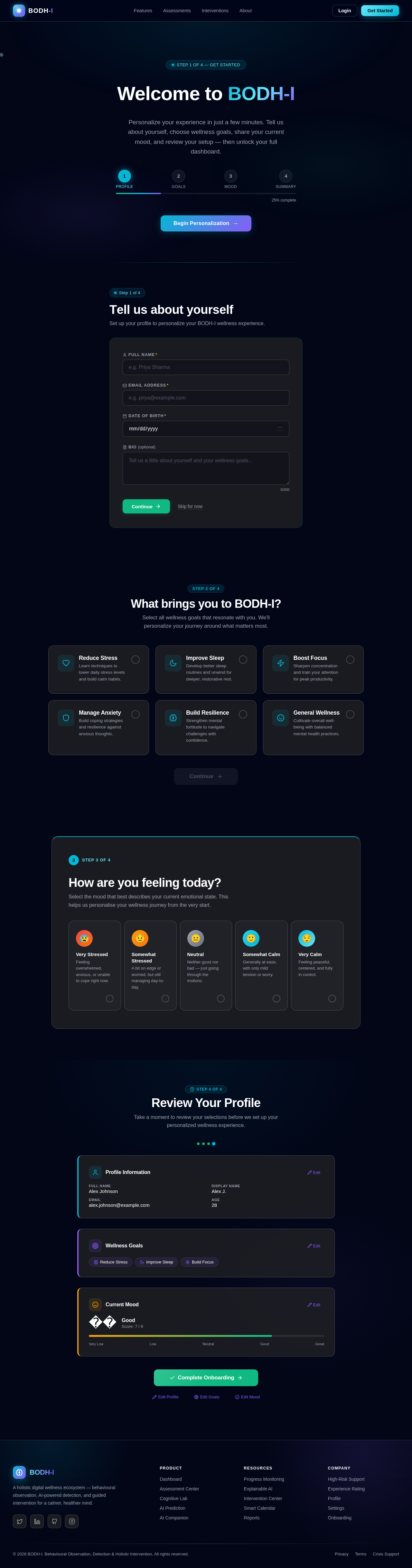 Onboarding design preview