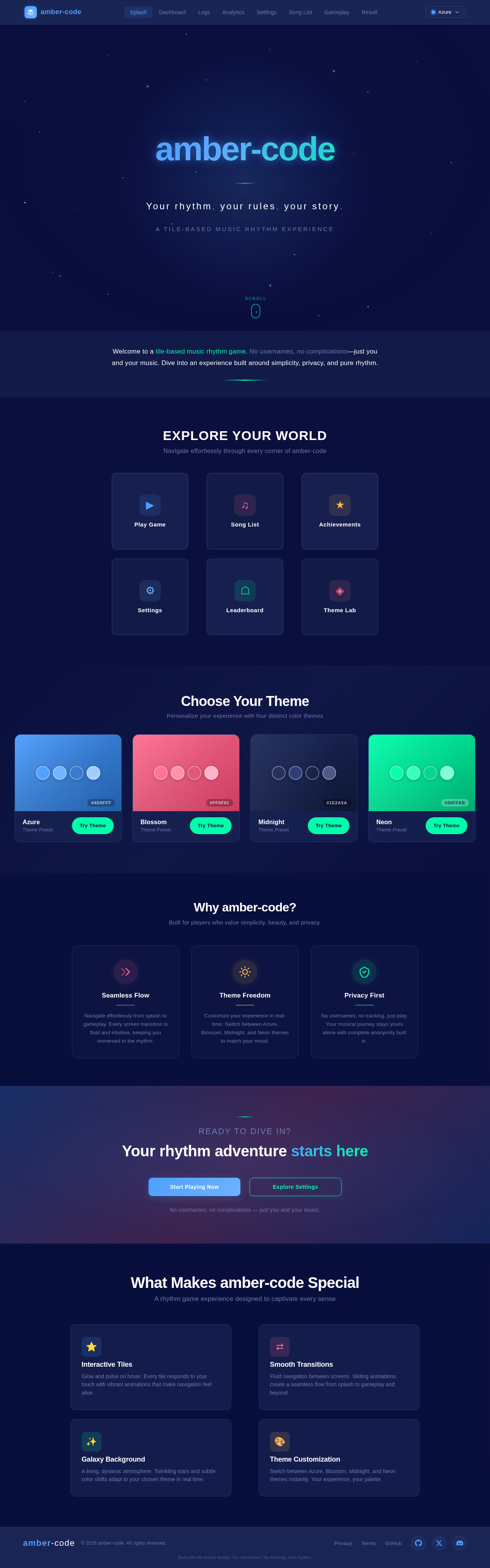 Splash design preview