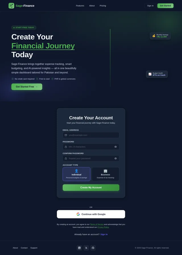 Signup