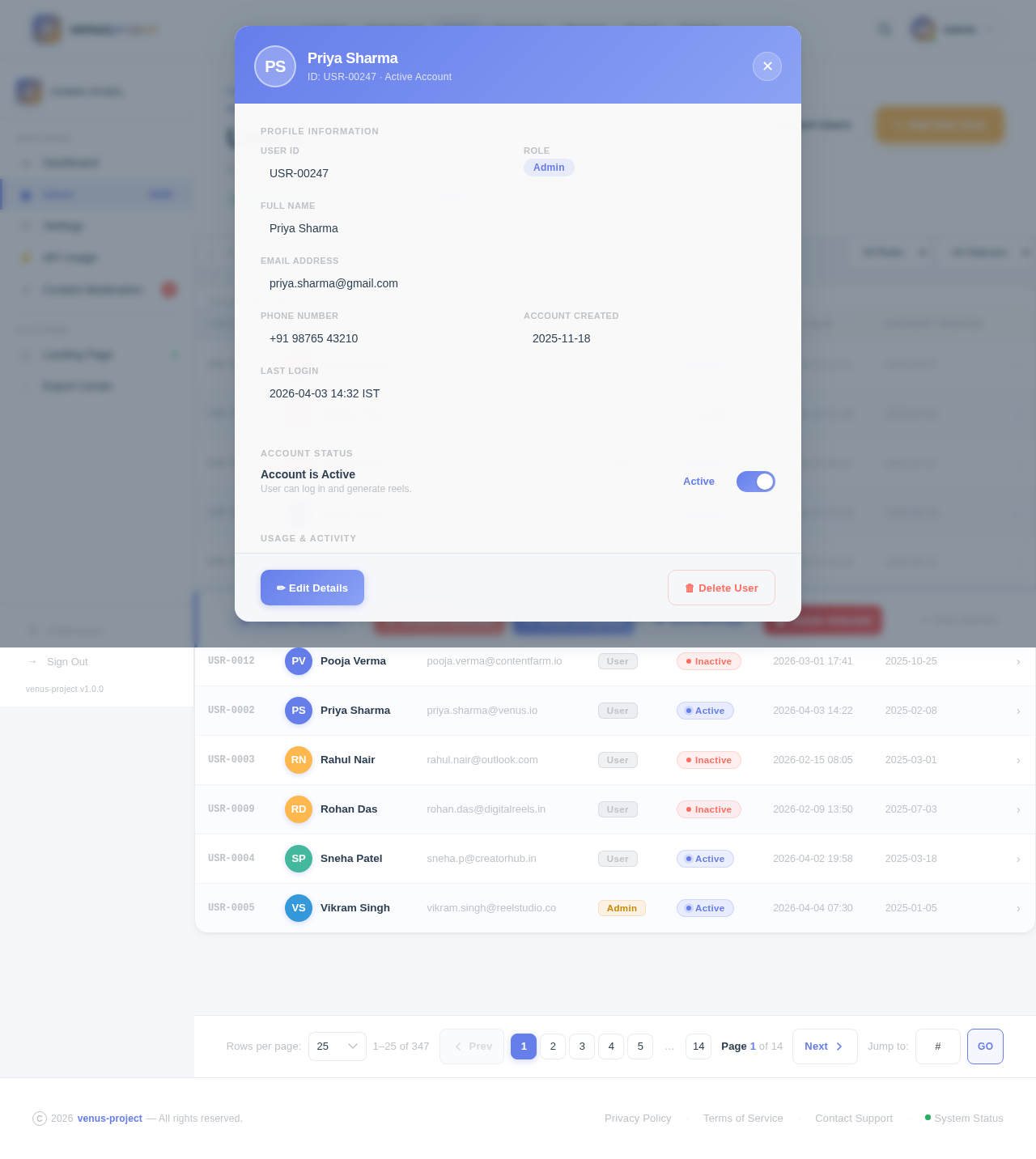Users design preview