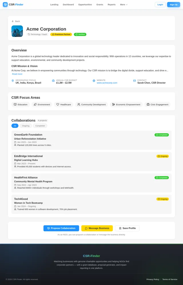 Business Profile
