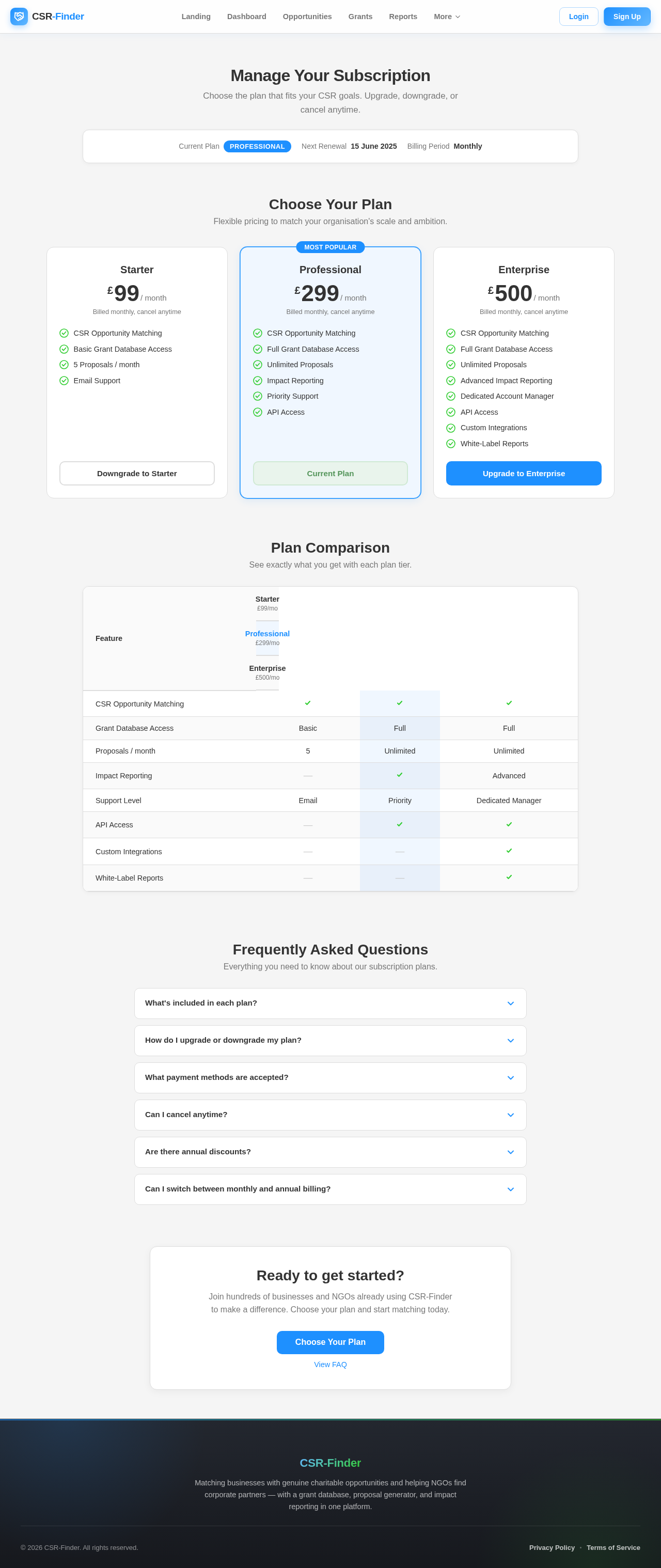 Subscription design preview