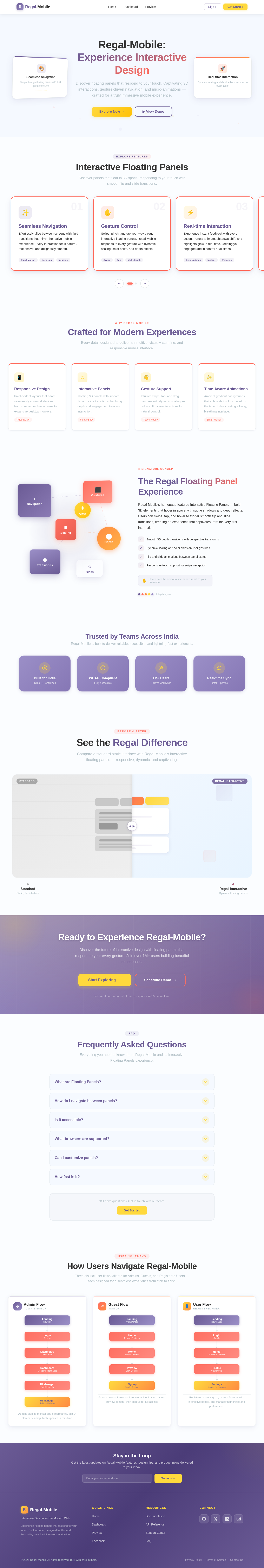 Landing design preview