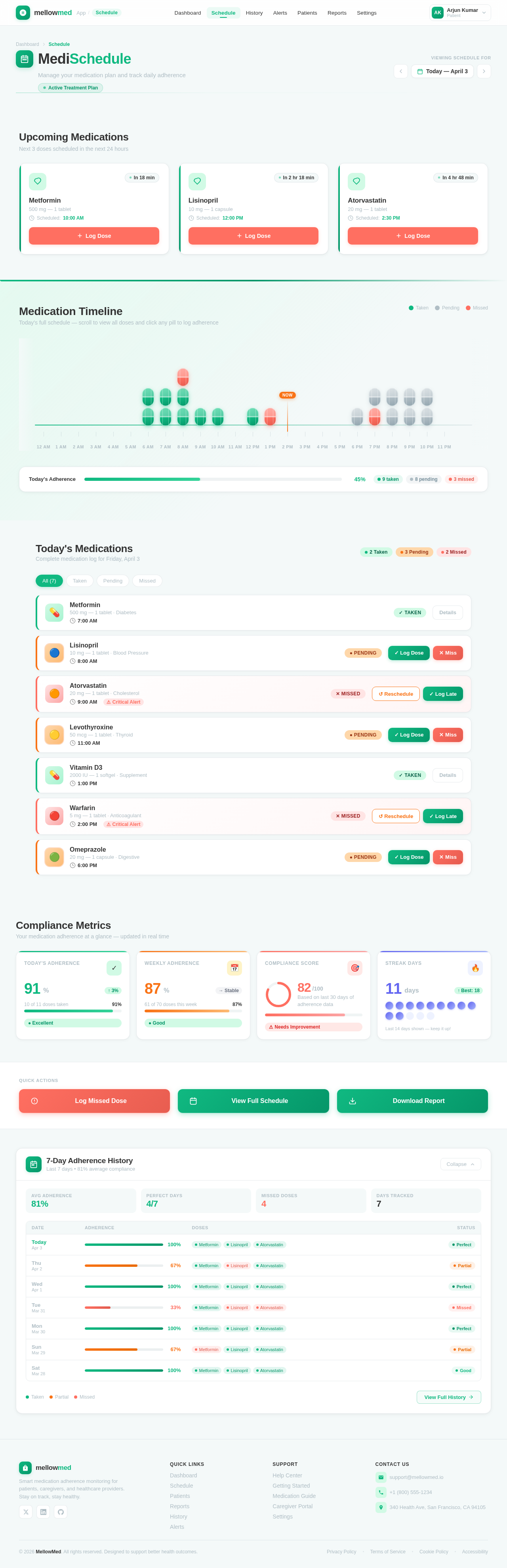 Schedule design preview