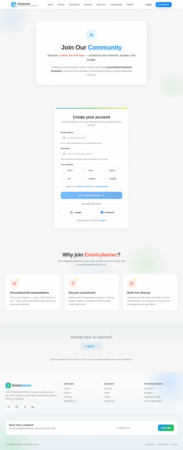 Signup