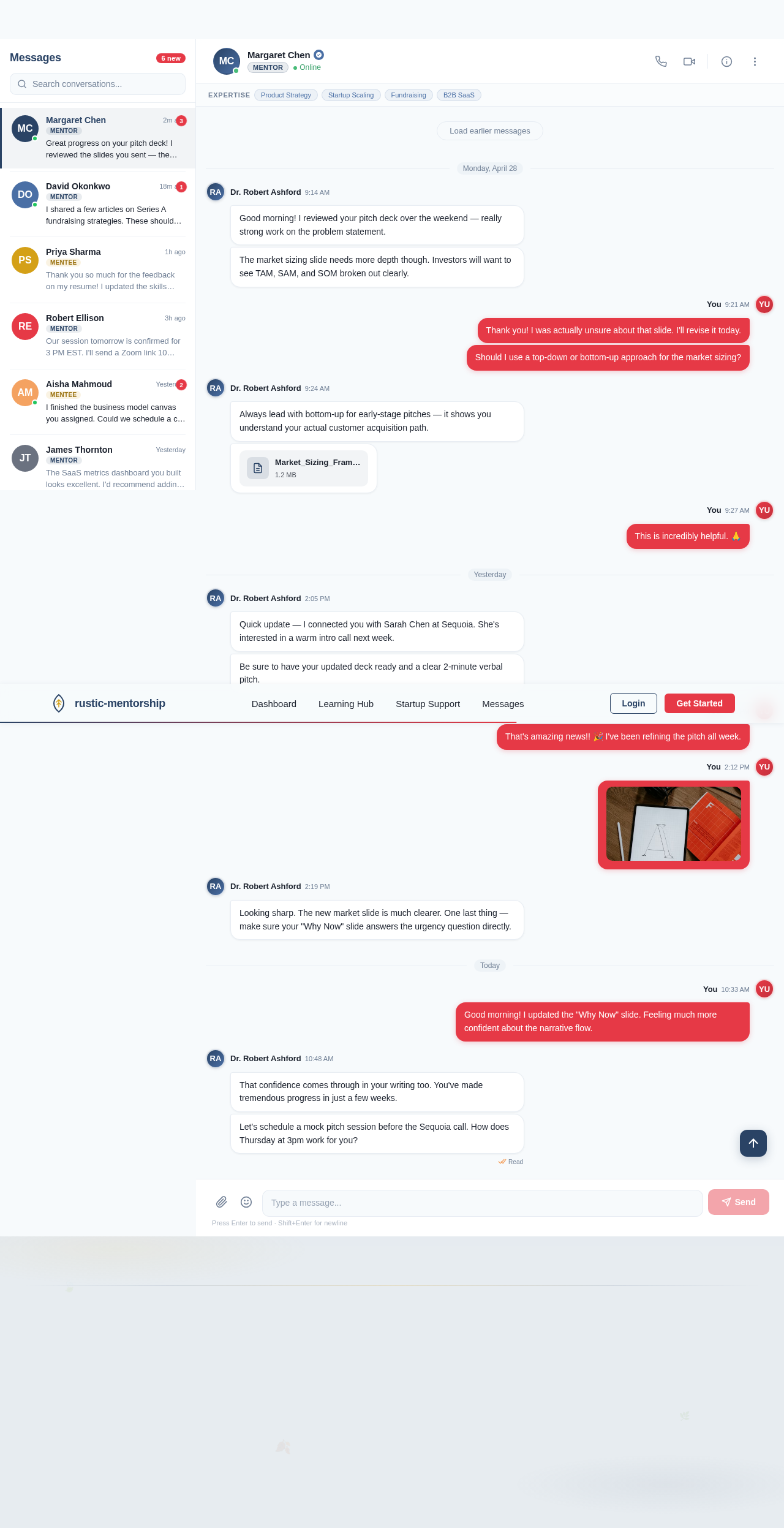 Messages design preview
