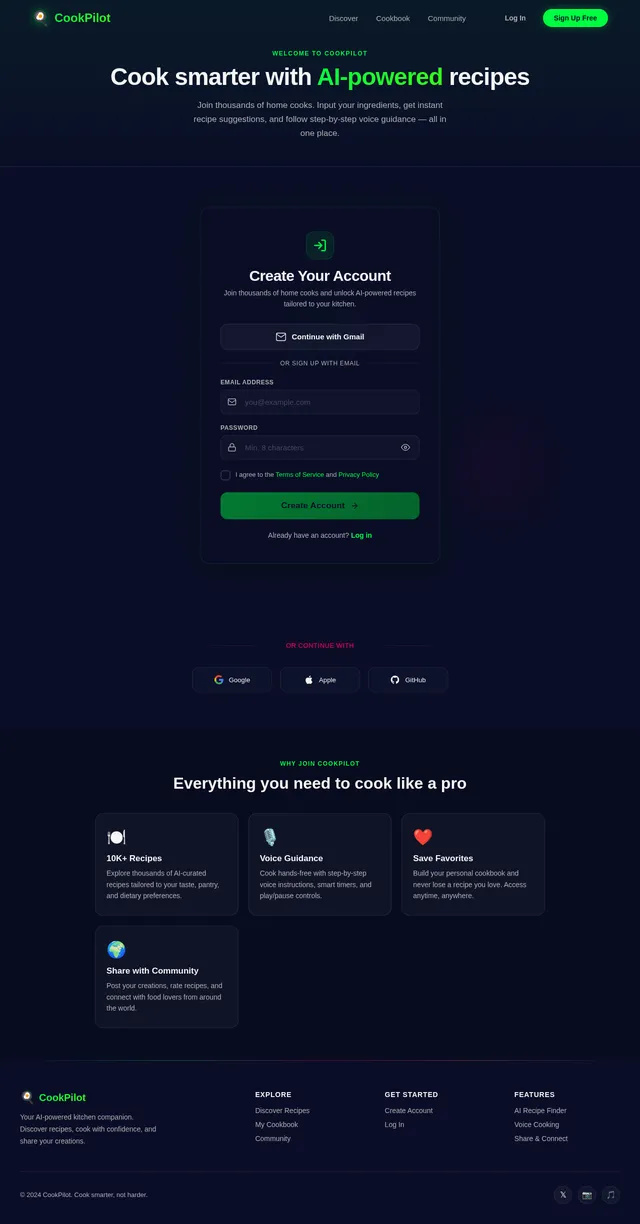 Signup