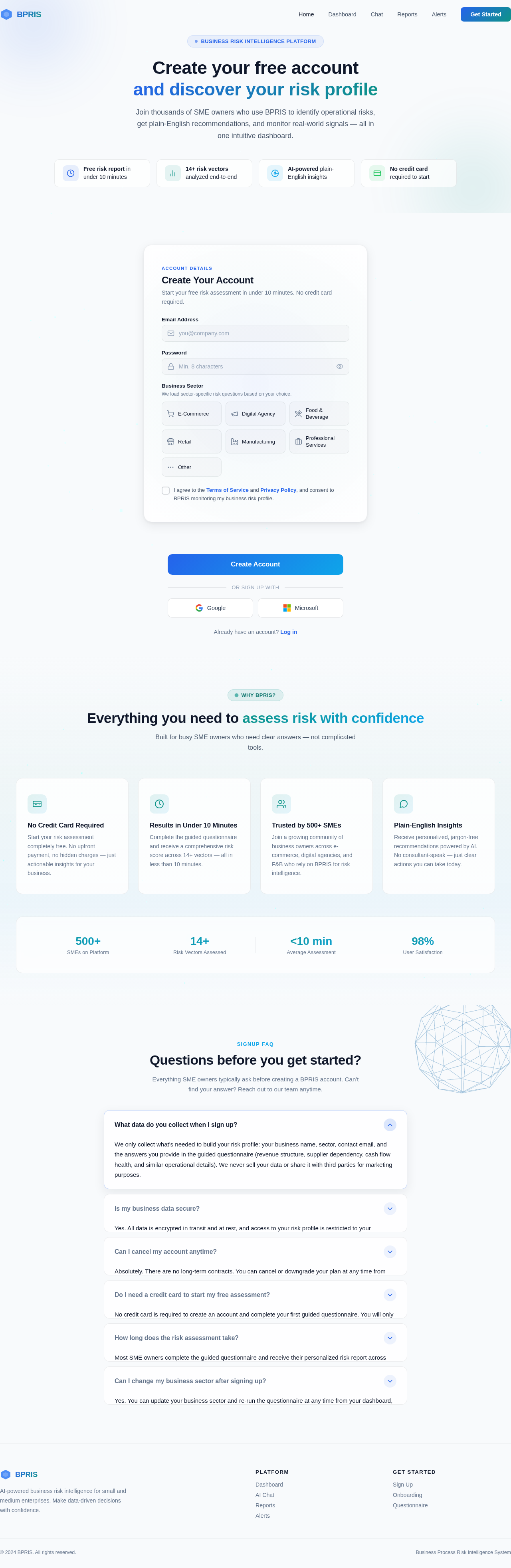 Signup design preview