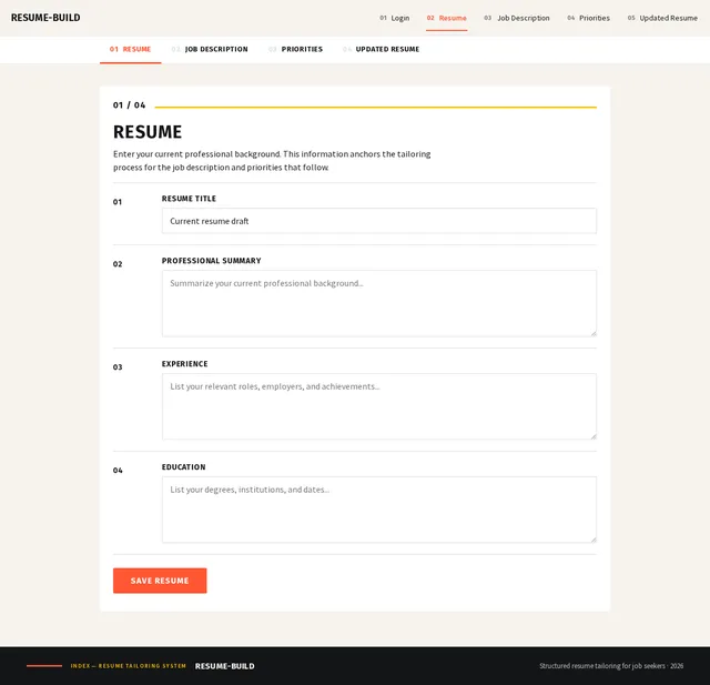 Resume
