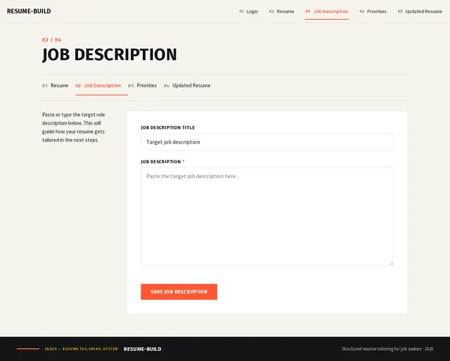 Job Description