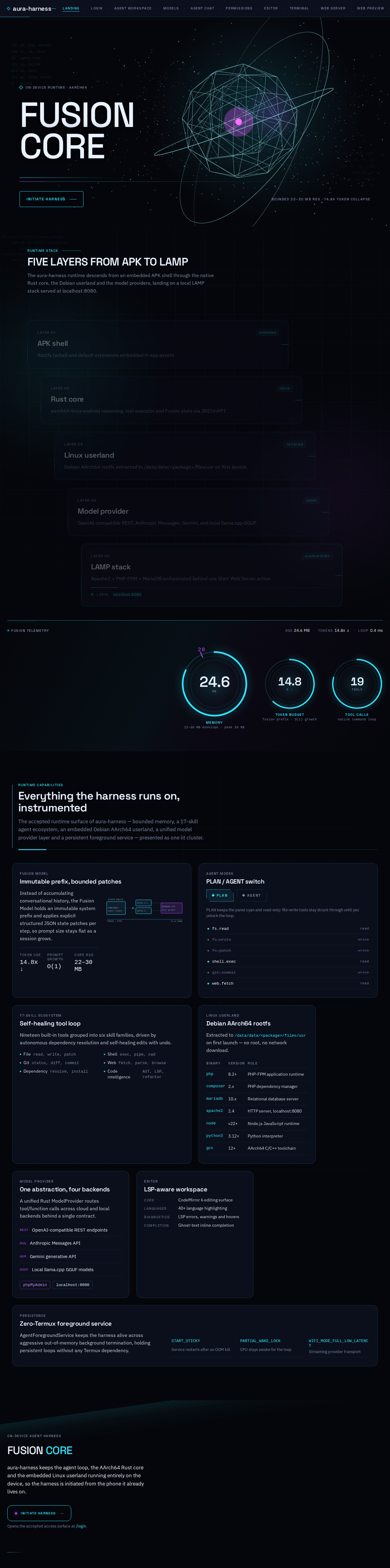 Landing design preview