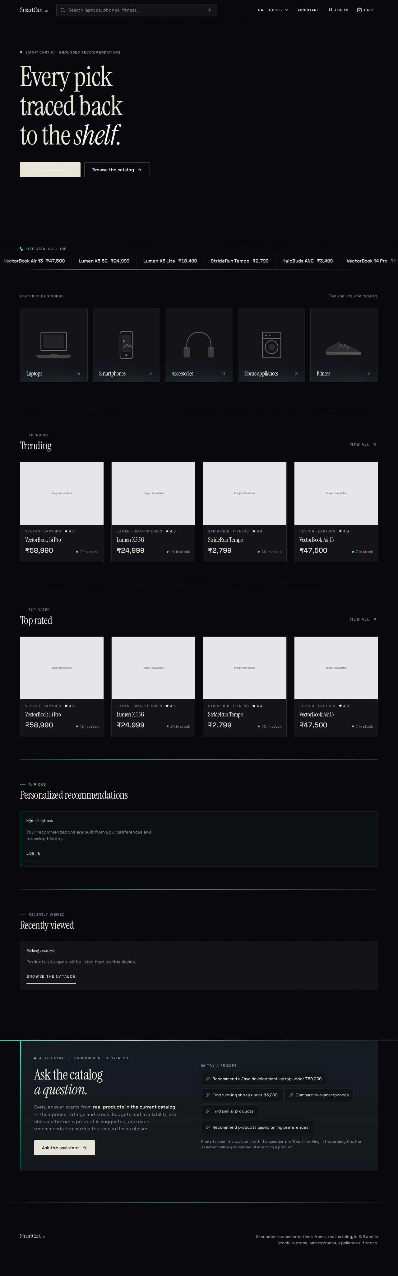 Home page design preview