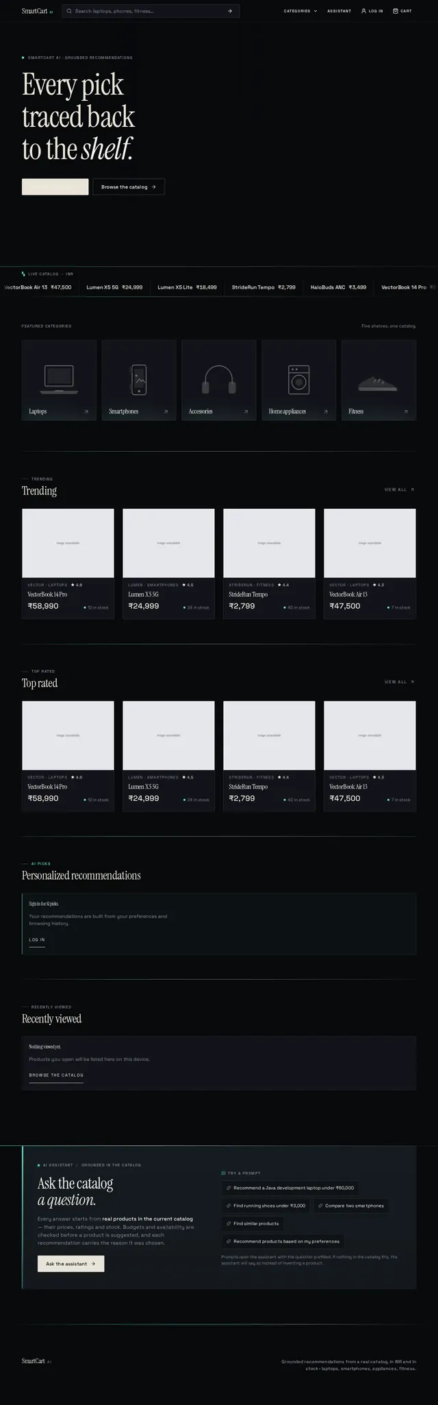 Home page