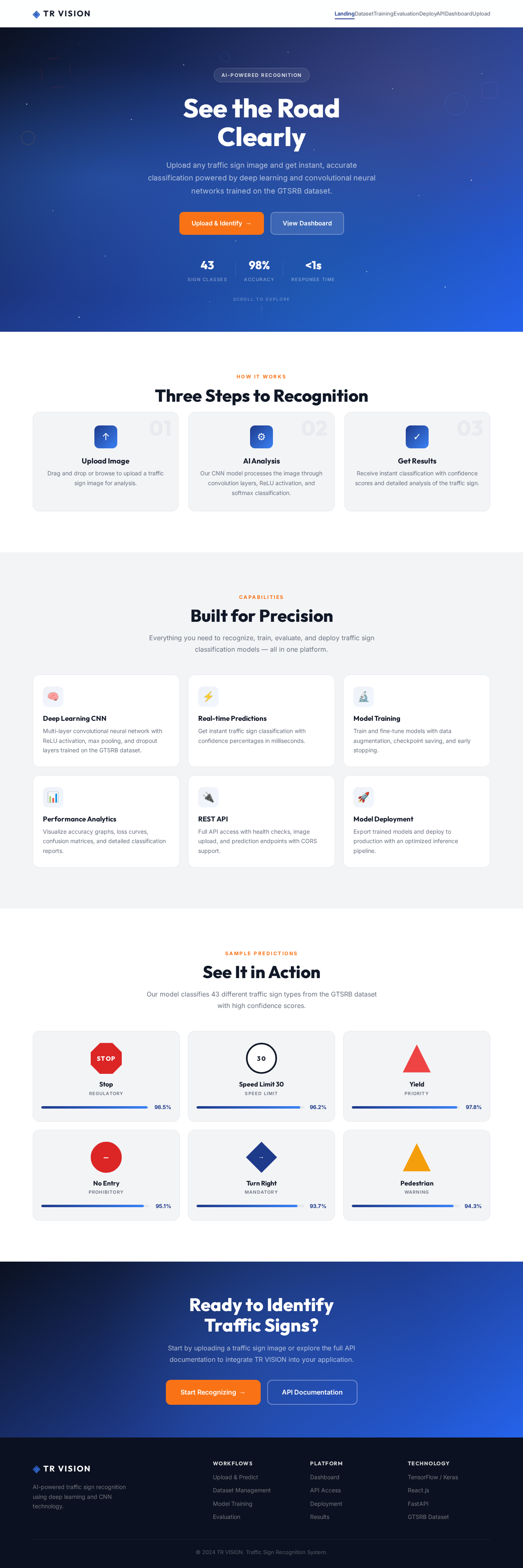 Landing design preview