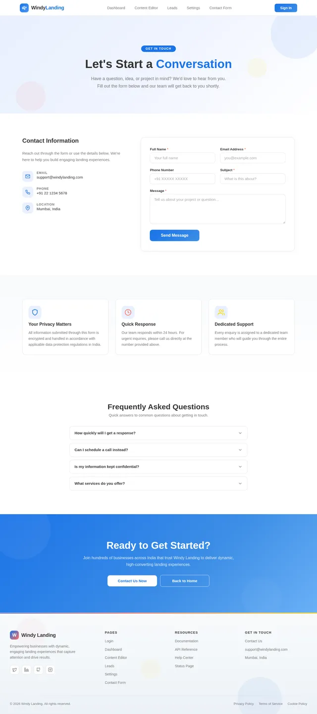 Contact Form