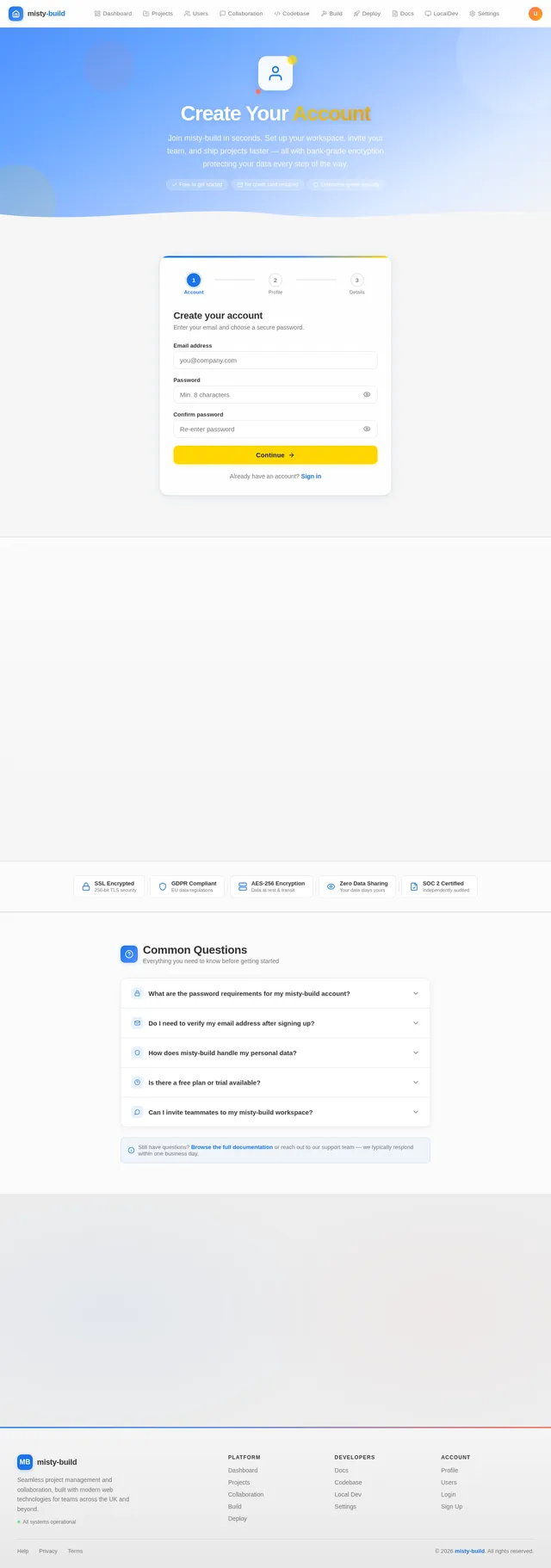 Signup