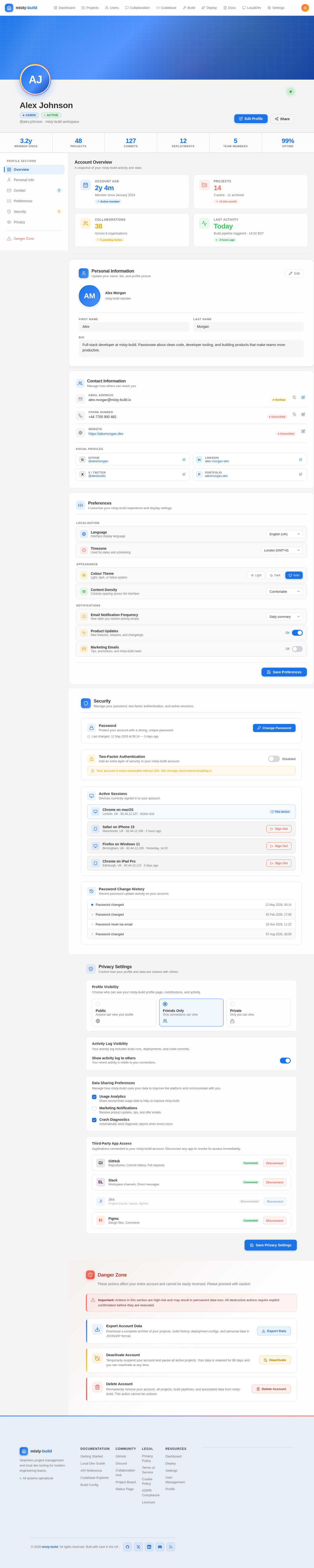 Profile design preview