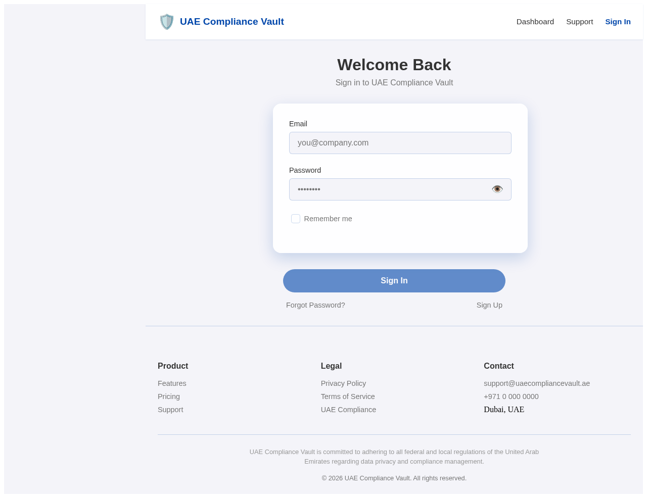 Login design preview