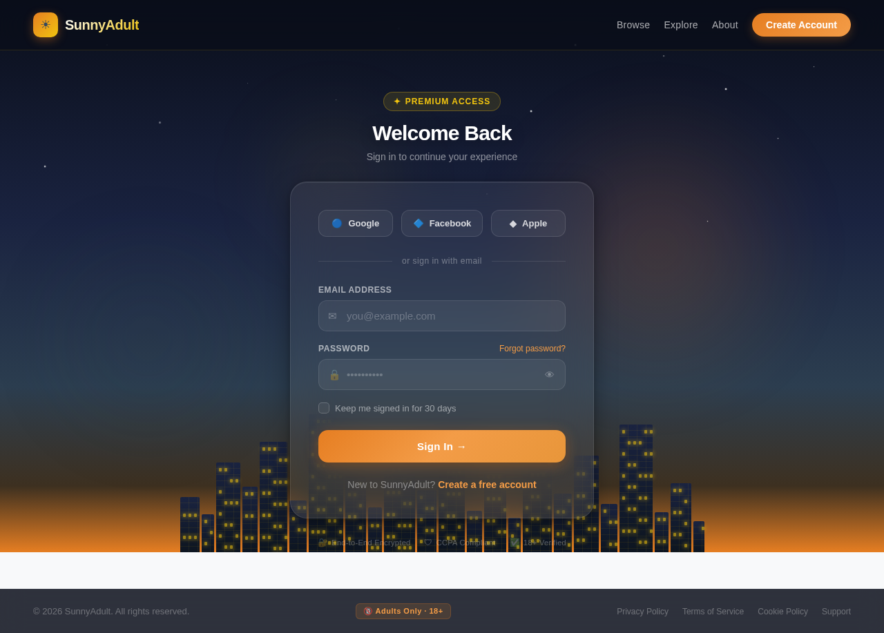 Login design preview