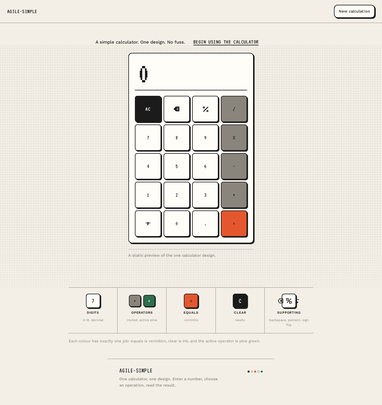 Landing design preview