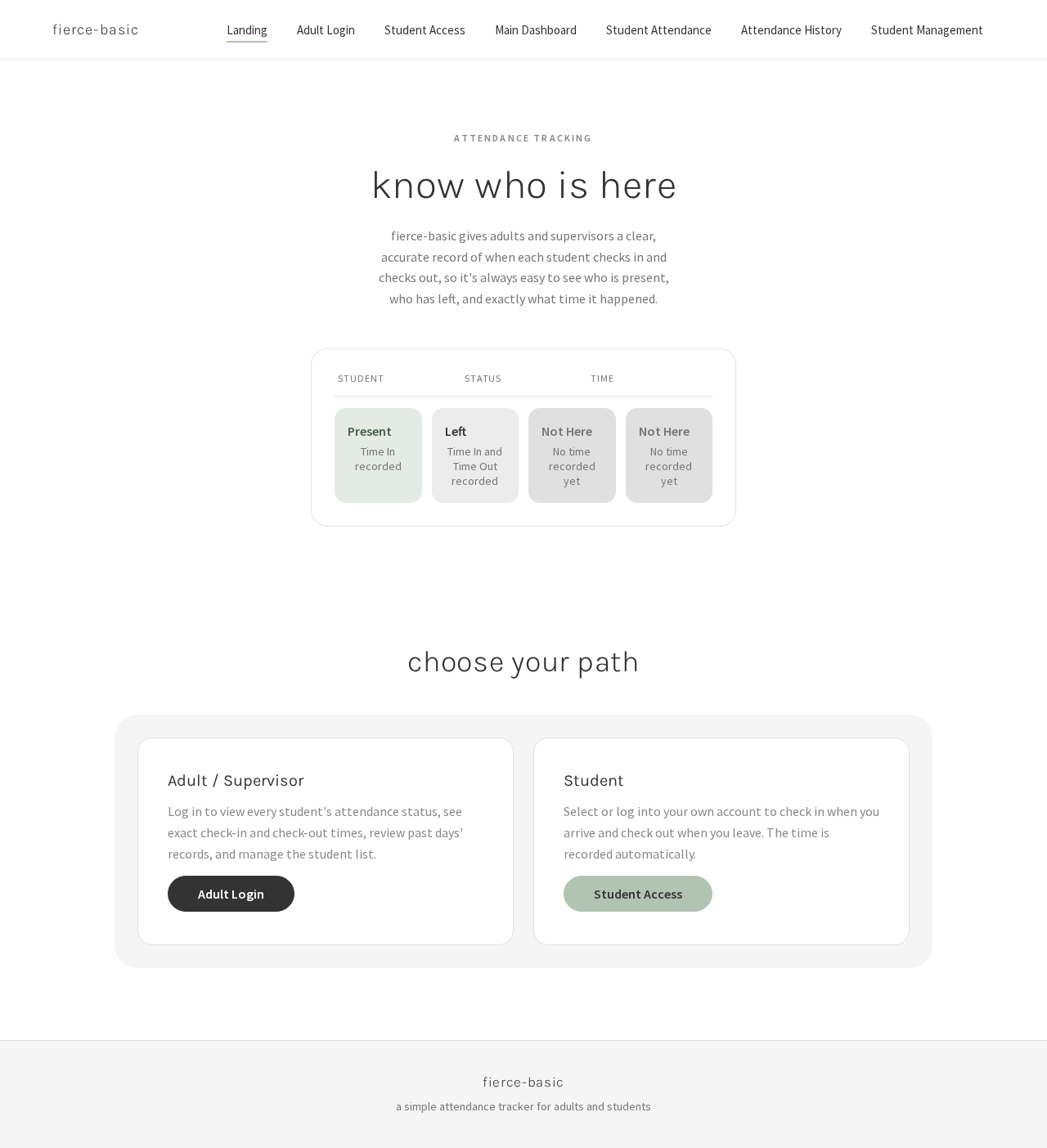 Landing design preview