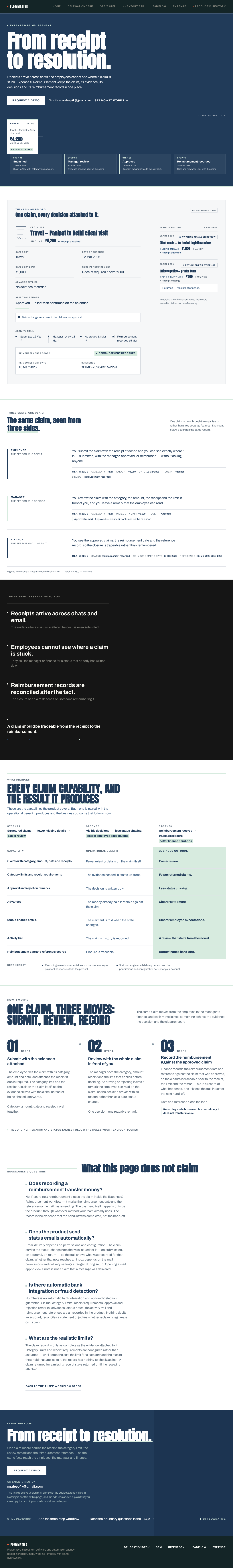 expense.html design preview