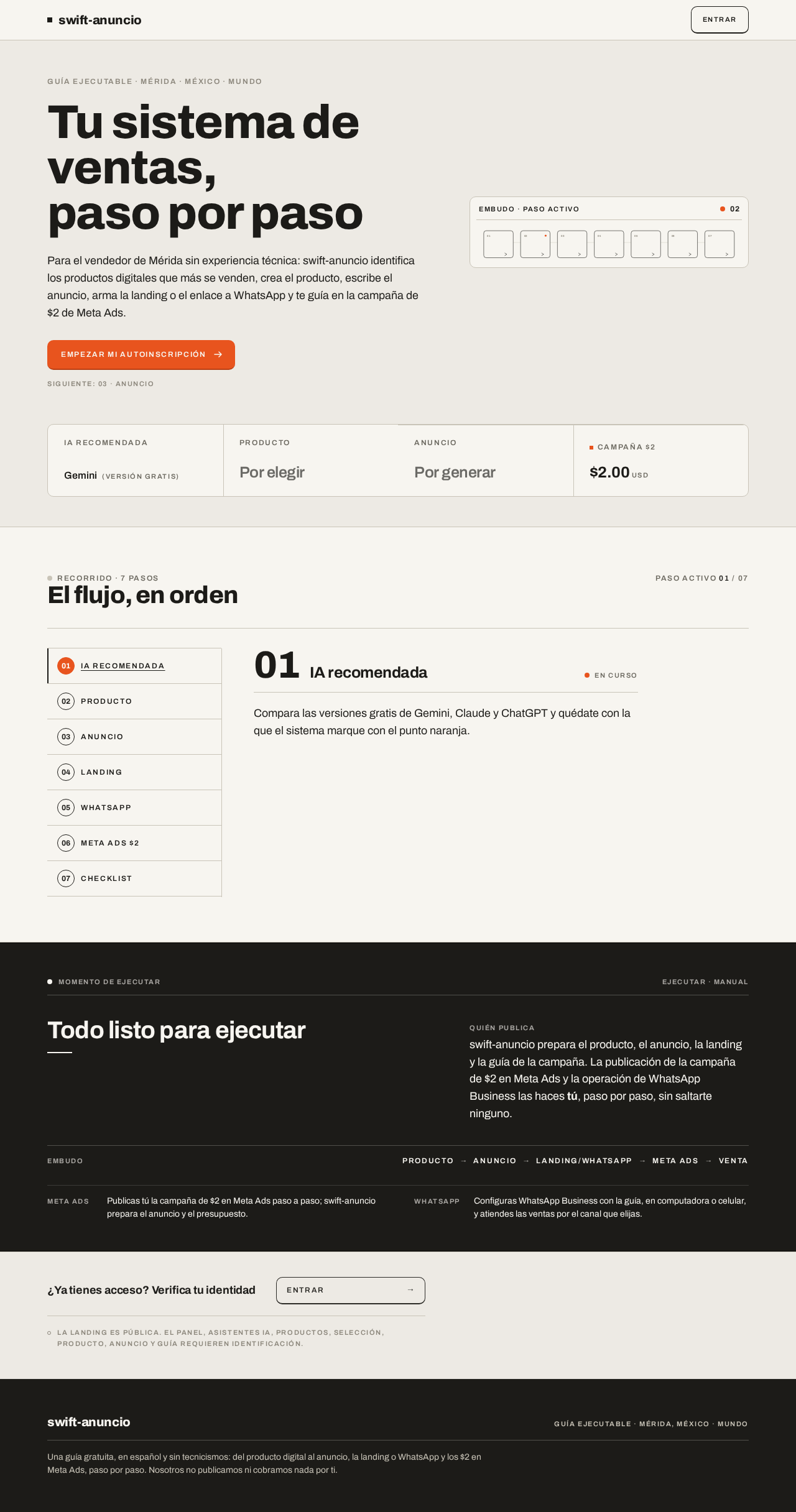 Landing design preview